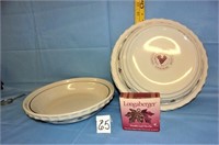 2 longaberger pie plates