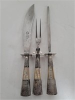 Three-piece Continental Cutlery carving set with