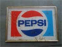 Vintage Pepsi Vending Machine Sign - 5x8