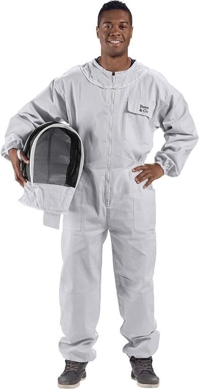 Bees & Co U74 Natural Cotton Beekeeper Suit with F