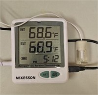 MCKESSON REFRIGERATOR FREEZER THERMOMETER