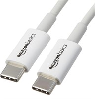 9FT WHITE USB-C to USB-C CABLE