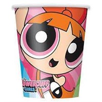 Lot of 10 9oz Powerpuff Girls Party Cups, 8ct &
