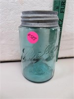 Antique Ball Mason Blue Pint Jar