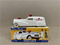 Deluxe plastic ambulance 1/43 scale with the