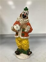 Clown Statue   Approx. 17" Tall   NOT SHIPPABLE