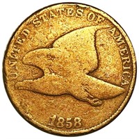 1858 Flying Eagle Cent NICELY CIRCULATED