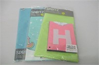 Lot Of (3) Table Covers And Felt Birthday Banner