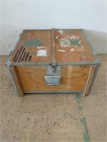 Locking Wooden Shipping Crate