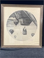 Hot Air Balloons Framed Art Print