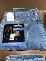 Carhartt fleece lined jeans size 35x30