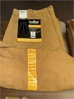 Carhartt flannel lined work dungaree size 34x34