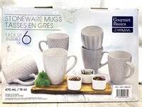 Mikasa Gourmet Basics Stoneware Mugs