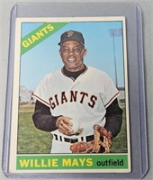 1966 Willie Mays Topps Baseball Card