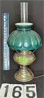 Green Rayo Brass Lamp 23”