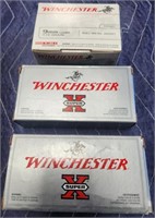 P - 3 BOXES WINCHESTER 9MM LUGER AMMO (A43)
