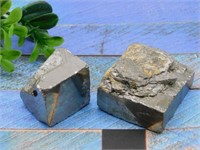 ILLUSTRIOUS SPANISH PYRITE CUBE ROCK STONE LAPIDAR