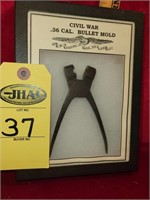 .36 Caliber Civil War Bullet Mold