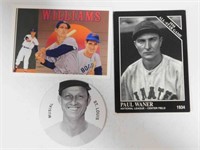 HOF GREATS WILLIAMS/MUSIAL/WANER