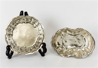 Sterling Silver Handmade Nut Bowl & Plate, 182g