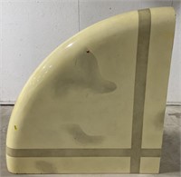 (AM) Plastic Corner Bench/Table Appr 49x49x16