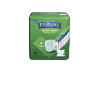 Medline FitRight OptiFit Ultra Adult Diapers, Disp
