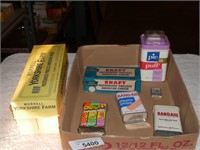 Vintage Tins & Boxes - Kraft, Morrell, Band-Aid &