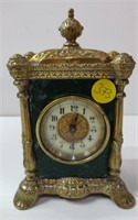 Ornate Small Clock Boudoir British United Clock