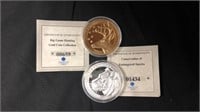 Whitetail Deer & Sumatran Tiger Comm. Coins