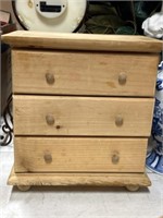 3 drawer wooden spice holder