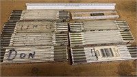 Vintage Folding Rulers 7e +