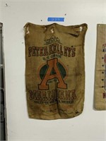 Peter Kelly's Grade A Marijuana Burlap Bag