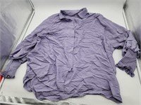 Women's Long Sleeve Button-Down Shirt - XXL