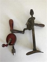 Vintage Hand Crank Rotary Drills