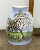 Noritake hand painted vase