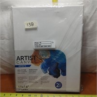 NEWARTIST CANVAS 11 X 14 2 PACK