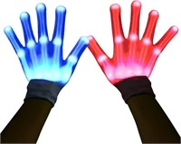 (3) Hitop Light Up Gloves Led Gloves