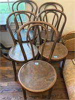 WOODEN ICE CREAM PARLOR CHAIR - 5 TIMES THE BID