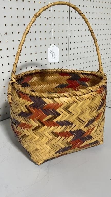 Large Choctaw Indian Basket