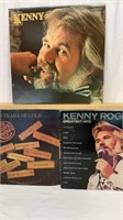 Three Kenny Rogers albums.