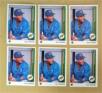 6 1989 Upper Deck Gary Sheffield RC Rookie Cards