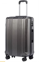 Coolife Luggage 24” Silver Grey