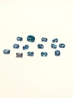 Blue Topaz gemstones