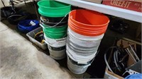Lot of used 5 Gallon Pails