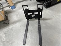 Unused Agrotk Mini Skid Steer Pallet Fork frame