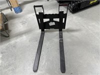 Unused Agrotk Mini Skid Steer Pallet Fork frame