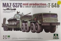 Maz-537G W/ Chmzap-5247G Semi Trailer & T-54B