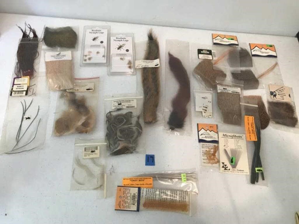 Various Animal Fur & Fly Fishing Items