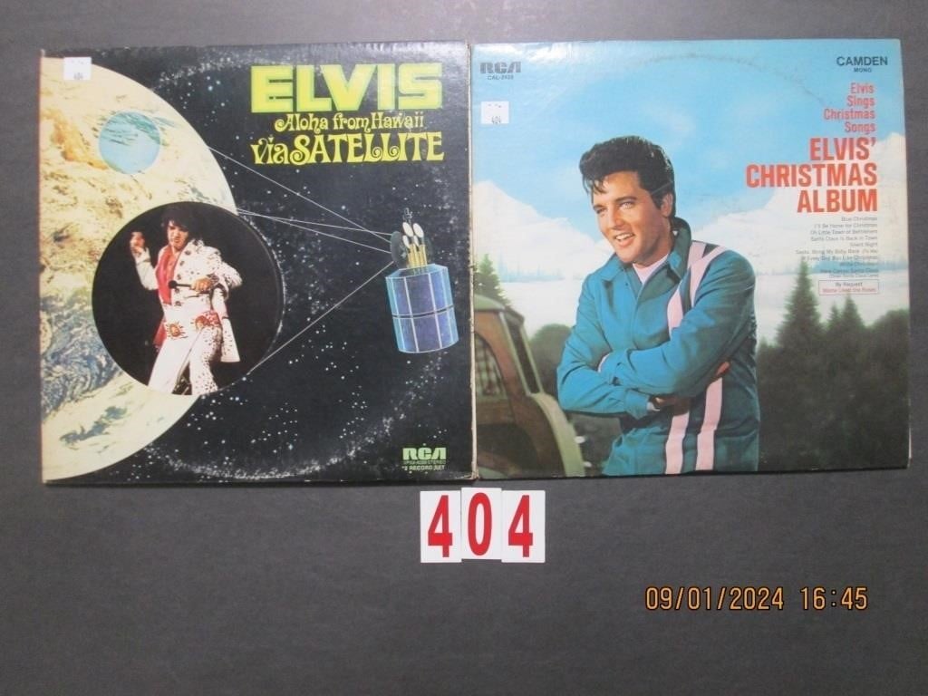 June 2024 Collectible Record Albumns - Elvis & Others
