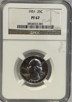 S - 1951 JEFFERSON QUARTER (D30)